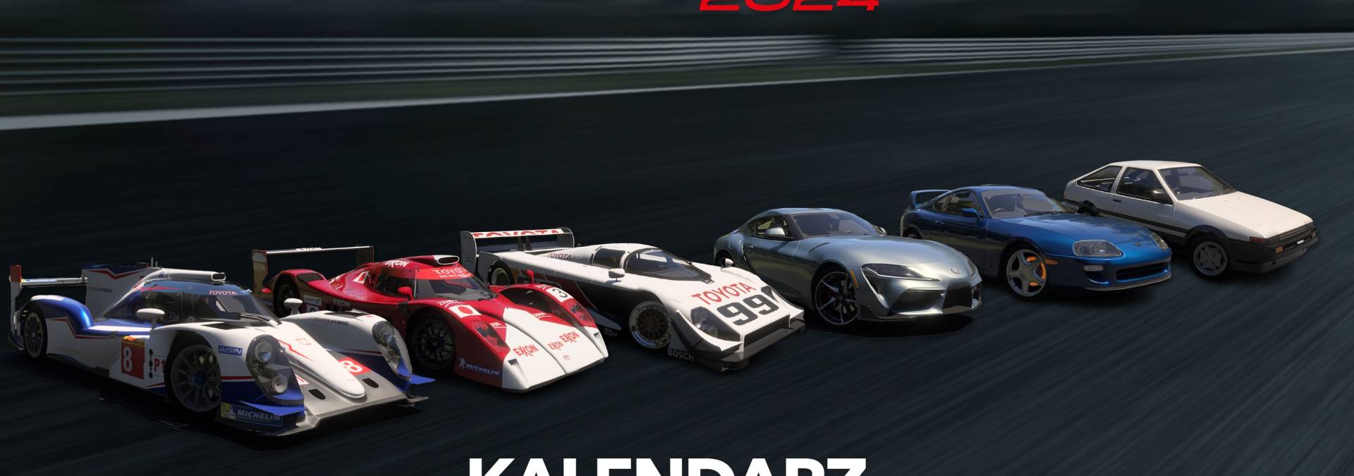 Kalendarz TOYOTA GR CUP DIGITAL 2024